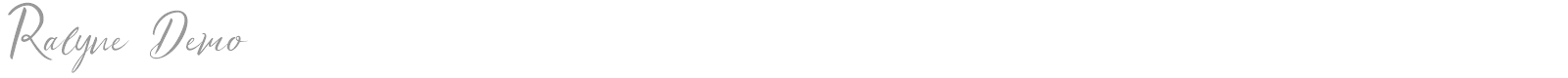 Ralyne font preview